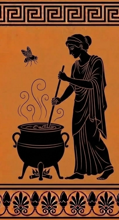 Metis — figura de cerámica ática