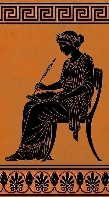 Mnemósine — figura de cerámica ática