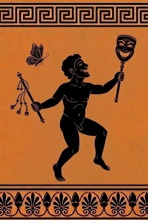 Momo — figura de cerámica ática